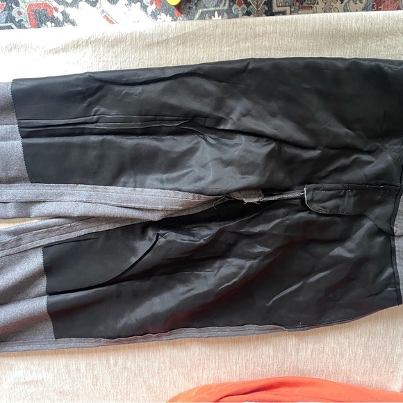 bbzipper New Macy 100% Wool Gray Dress Trousers Size 12 - Picture 8 of 14